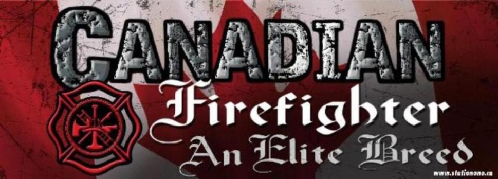 Canadian Firefighter (An Elite Breed) Decal